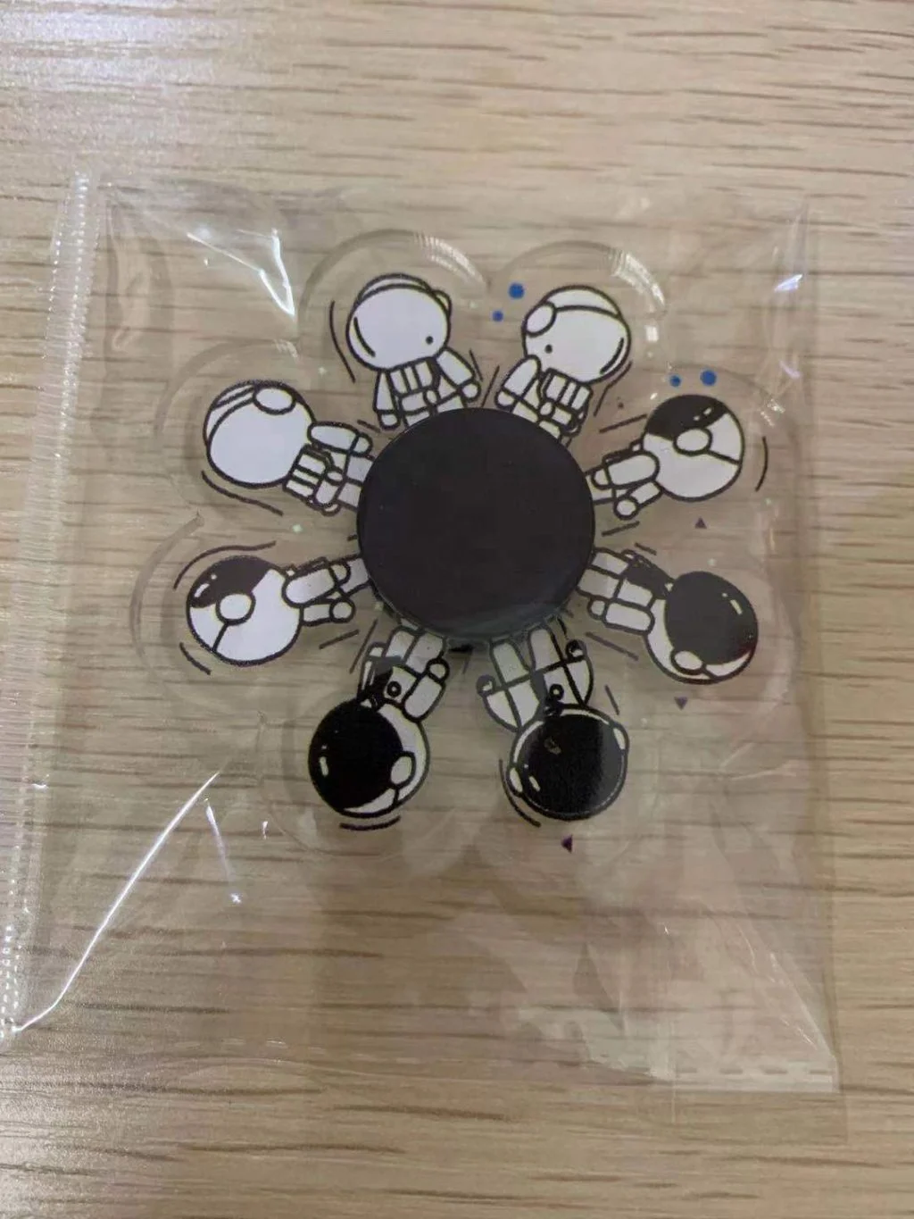 3D anime  flying fidget spinner toy simple sublimation anime finger animated fidget spinner fingertip spinner