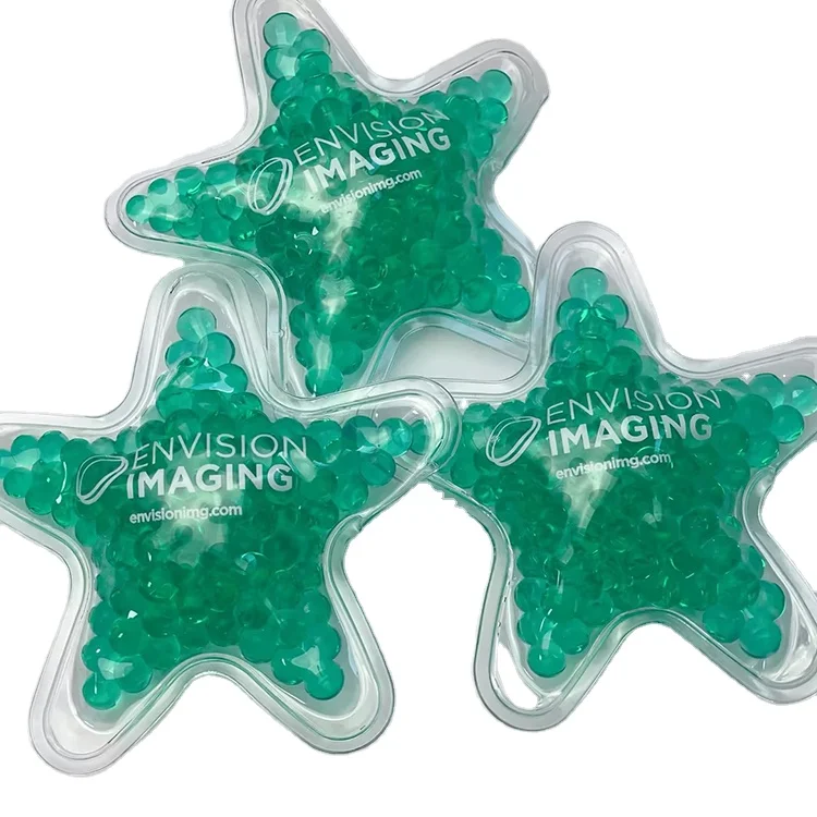 Hot Sale Gel Bead Ice Pack Star Shape Beads Hot Cold Therapy Pack customized reusable gel bead pack therapy pearl ice pack
