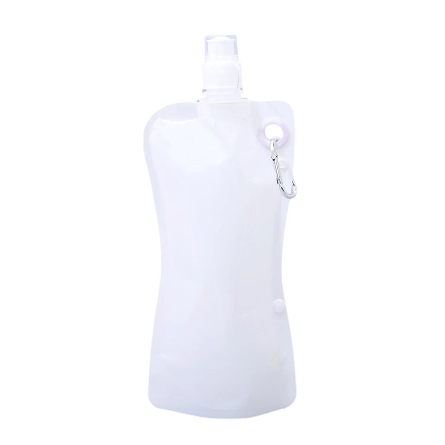 Foldable Water Bag Sports Mountaineering Drink Bag Plastic Transparent Water Bag Portable Collapsible Sports Water Bottle