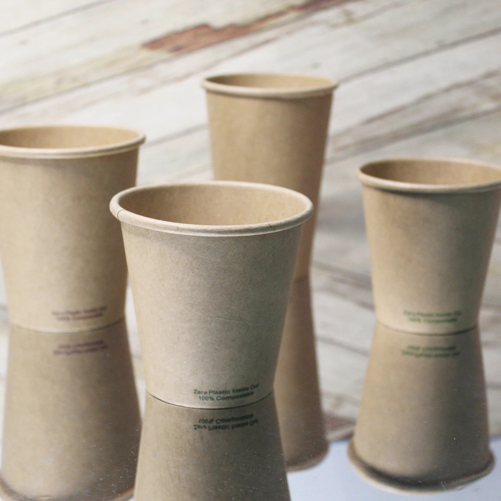 double wall paper cup fan raw material paper coffee cup with lid