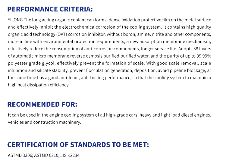 Car Cooling System Radiator Coolant -25 Glycol Type Antifreeze For Engine -25 Glycol Type Antifreeze Coolant