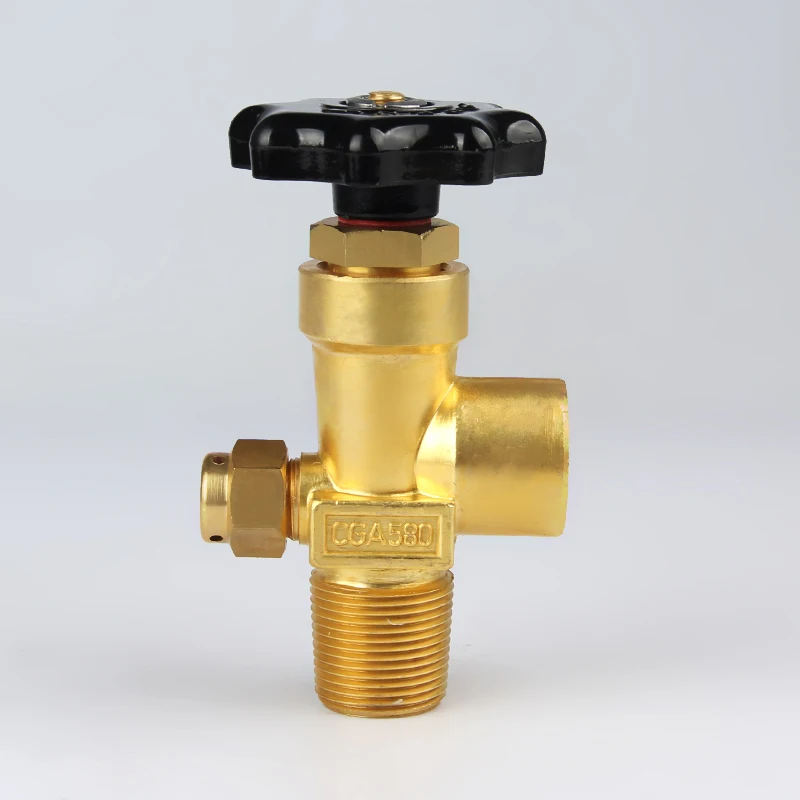 CGA580 valve CO2 Oxygen Nitrogen gas cylinder valve Made In brass