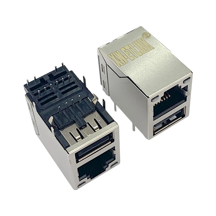 
ROHS Industrial Ethernet RJ45 USB Connectors 