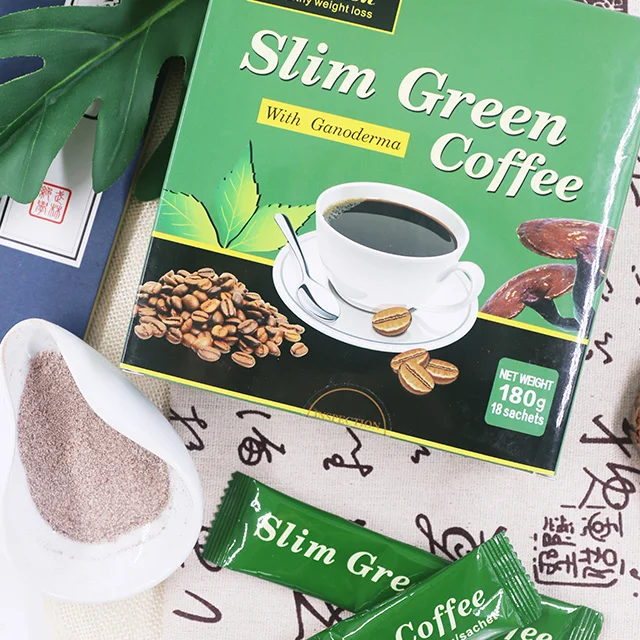 Efficiency weight loss coffee fat burning instant coffee Slim Green coffee for weight loss