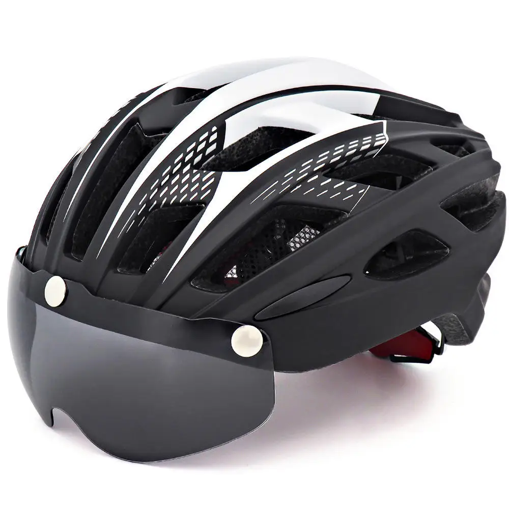 CHOOYOU custom 2022 Sports safety wind mirror integrated molding road mountain bike helmet adult riding helmet