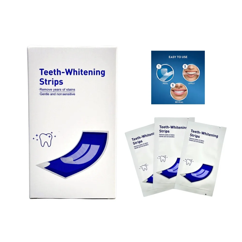 Оптовая продажа, 14 шт., профессиональная активированная Органическая полоска для отбеливания зубов, blanqueador dental