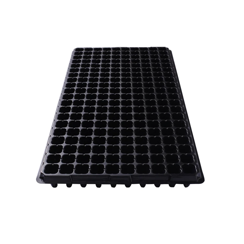 PS Materia microgreens trayl 200 cells Seed Starting Tray Black Vegetable Plant Seed Germination Growing Tray