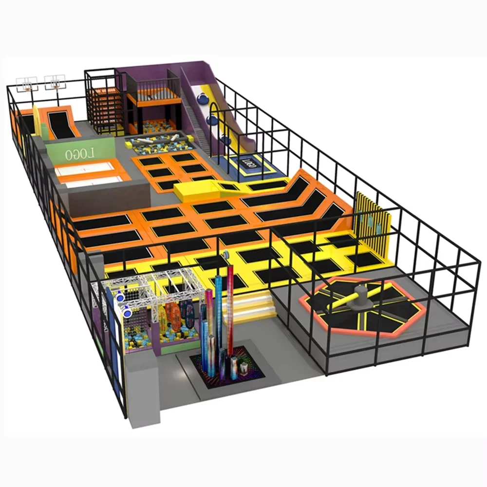 Commercial Jump Trampoline Indoor Trampoline Parks Equipment Bungee Trampoline Park for Kids And Adults