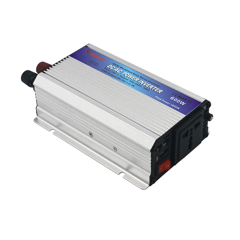 CE 500W 600W Modified Sine Wave Power Inverter DC 12V 24V To AC 110V 220V 230V 600 Watt Power Inverter Converter
