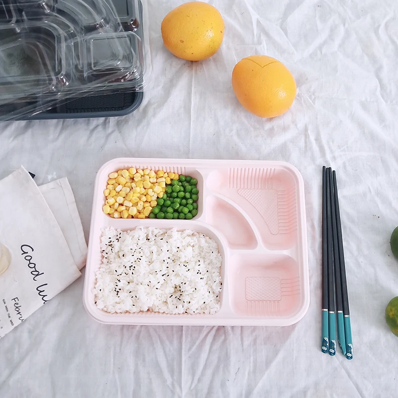
New design food container takeaway microwavable bento disposable lunch box made in China 