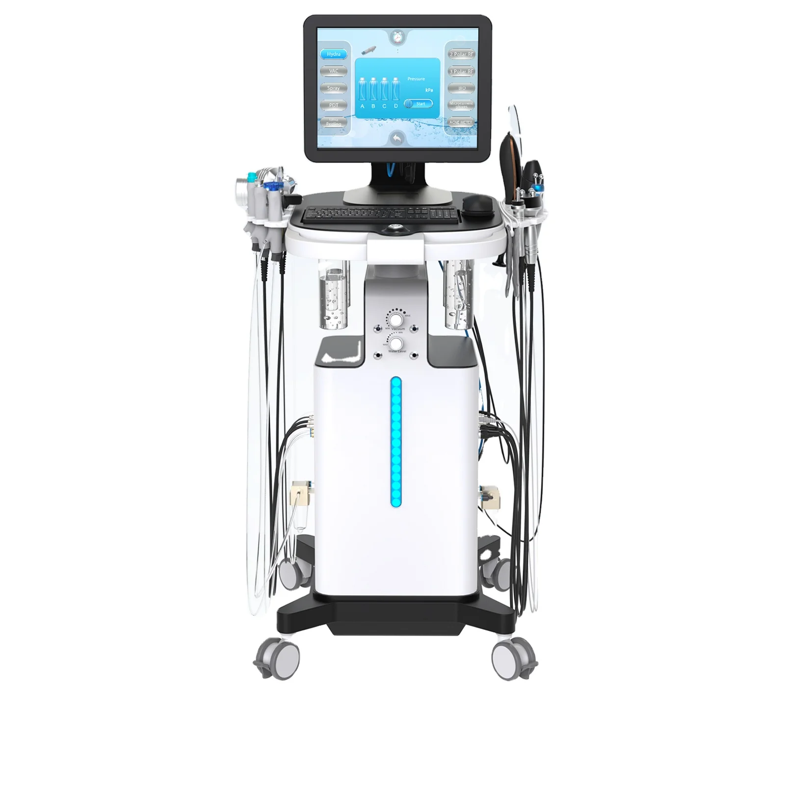 Newest 13 In 1 Oxygen dermabrasion Hydra Multi Function Facial Machine Hydro Crystal Microdermabrasion Facial Machine