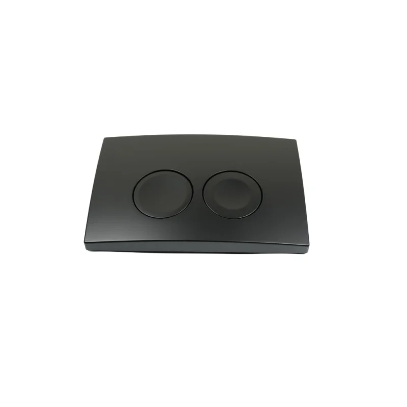 multiple shape Matte Black with Brushed Nickel ABS flush button flush plate actuators