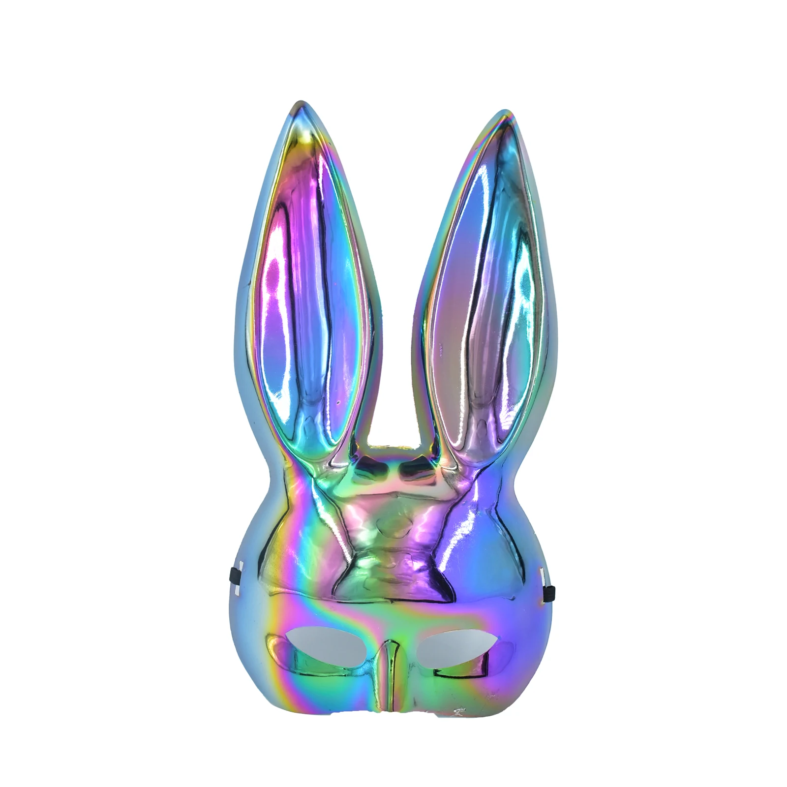 Easter Cosplay Props Rabbit Ears Masks Laser Bunny Half Face Mask Sexy Girls Carnival For Custom Party Gift