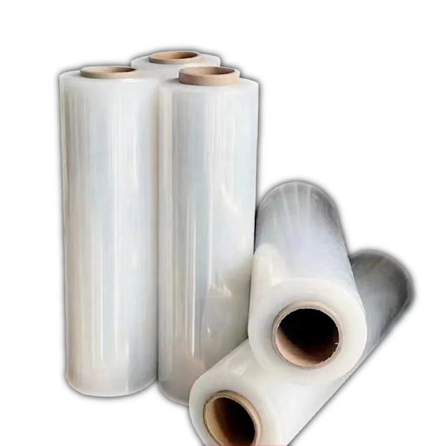 Industry china factory price 5times stretch clear/color 100% virgin raw material lldpe stretch film wrapping film