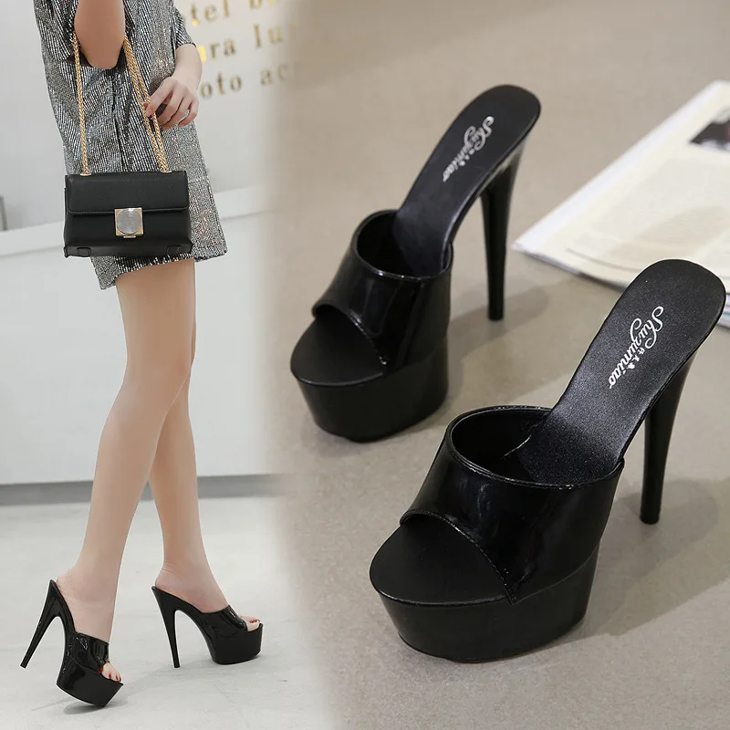 Famous brands stock ladies heels shoes summer sandals thick platform for ladies wedges heeled sandals