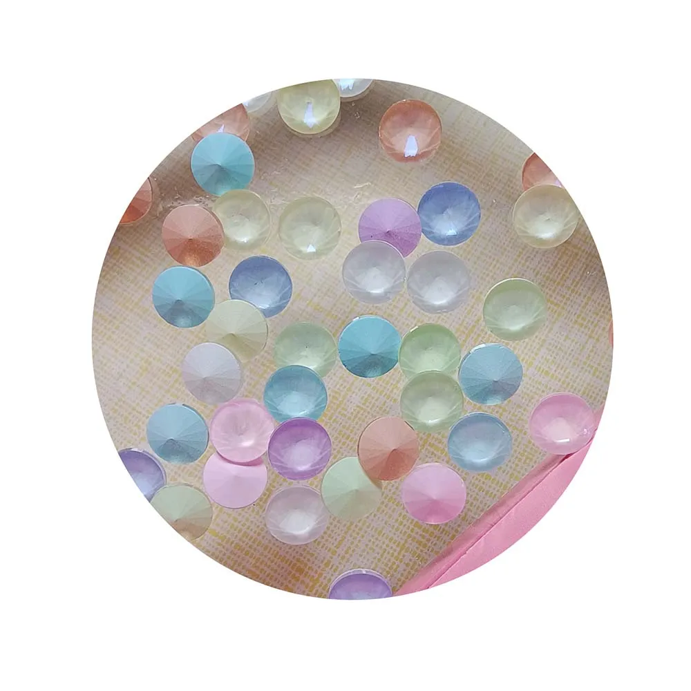 3D Transparent Love Heart Charm for Nail Art Decoration Clear Resin Nail Charms Rhinestone Jewelry for Manicure Accessories