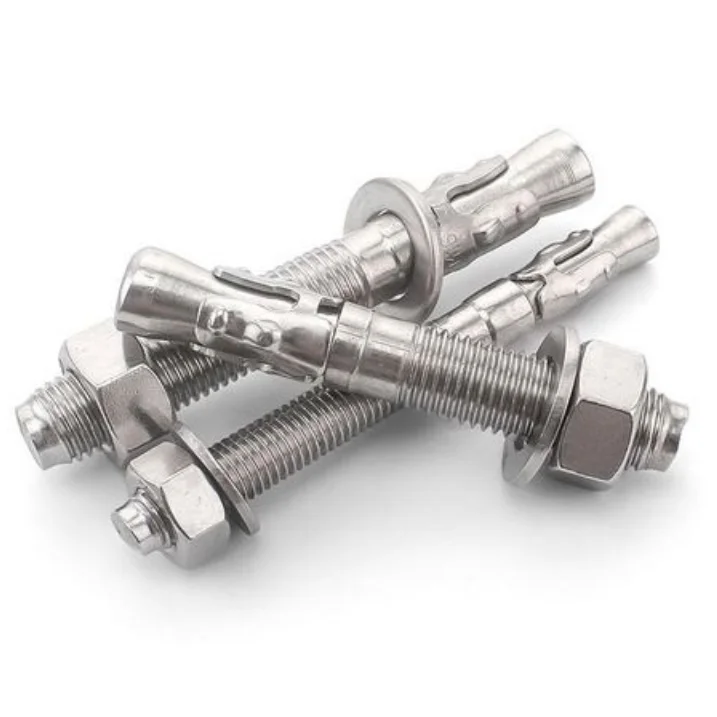 High Quality Wedge Anchor Bolts Through Bolts Nuts And Washer High Strength Screw M10*80 M12*100