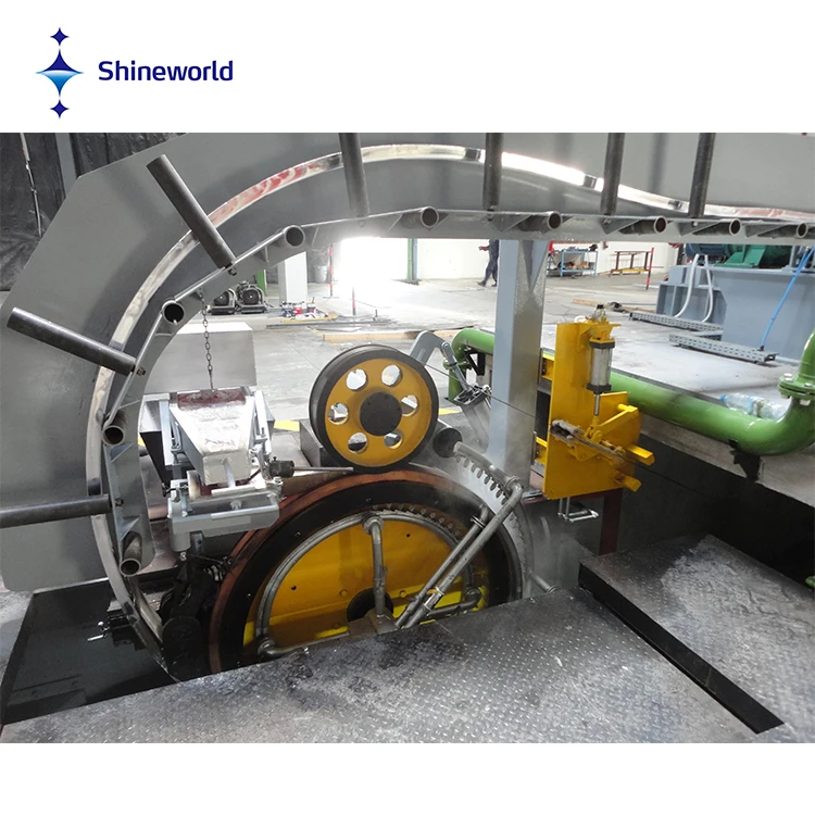 Shineworld copper rod continuous casting and rolling machinery line for 8 mm to 30 mm copper rod CCR line