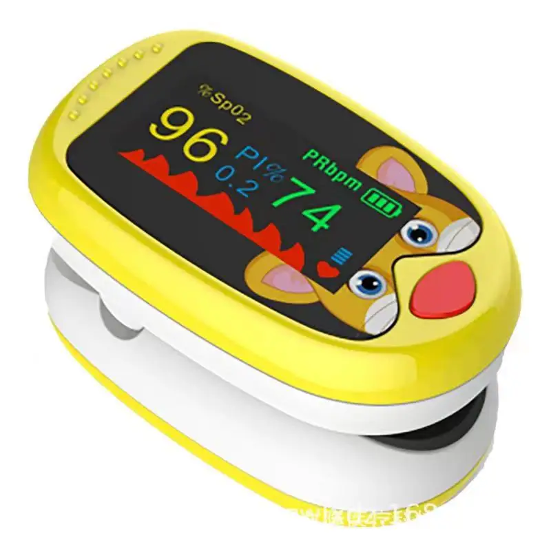 Finger Pilsoximeter High Accuracy Kids Finger Clip Fingertip Pulse Blood Oxygen Oximoter Finger Monitor