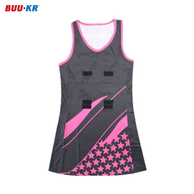 Buker Super March Promotion  Custom Wholesale OEM Netball Uniforms Netball Dress