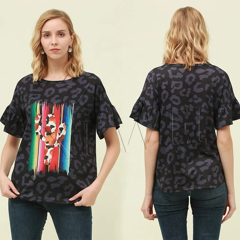 Wholesale And Custom Printing Beautiful T Shirt Short Sleeve Girls Tshirts Women Woman T Shirts And Blouses Tops Ladies