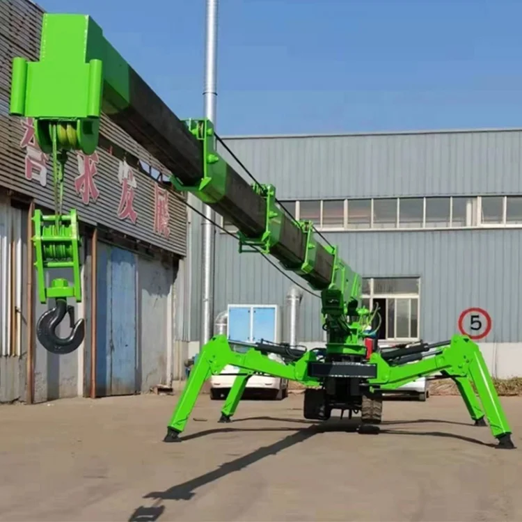 Foldable 3tons 5tons 8tons spider crane 10ton Construction Mini Mobile Spider Crane For Sale