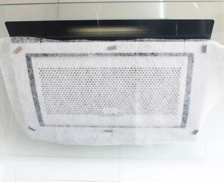Kitchen Range Hood Filter Membrane Household High Temperature and Oil Smoke Proof Paper Segment Type Range Hood Oil Filter