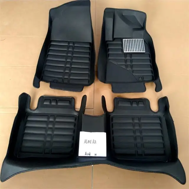 Wholesale waterproof luxury all weather pvc eva leather car foot mat rhd custom with logo 3d 5d 7d car carpet floor mats