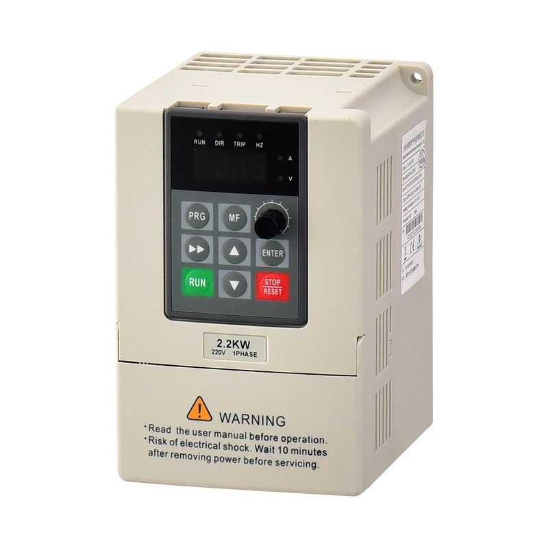 1 phase 220v input 3 phase 220v output 2.2kw variable frequency drive vfd manufacturer