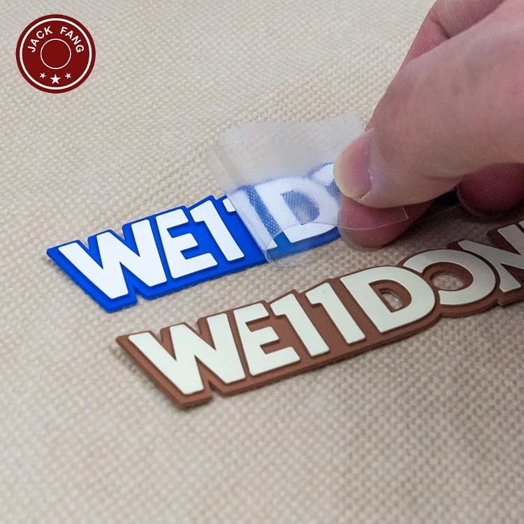 Custom 3D Raised Effect Brand Logo 3D Rubber Silicone Heat Transfer Marvel Sticker Digital Photo Print By Heat Transfer Sticker