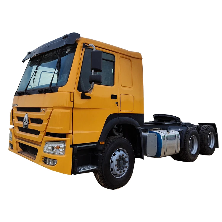 Best Selling Second Hand Sinotruck Howo 6x4 10 Wheels 371 375 420hp Tractor Truck Head For Ghana