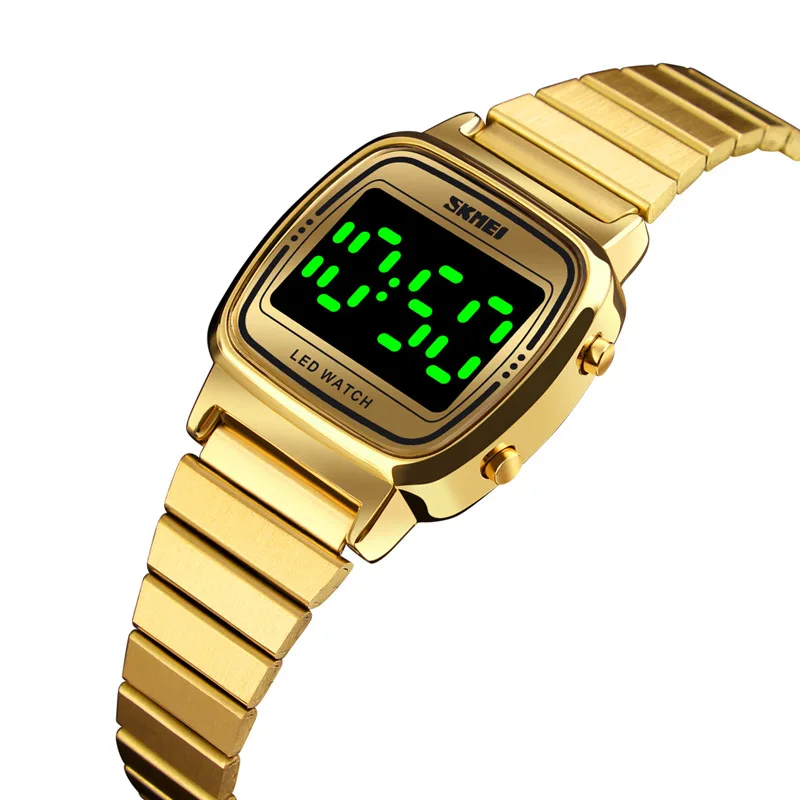 guangzhou skmei 1543 womens vintage digital watches metal strap