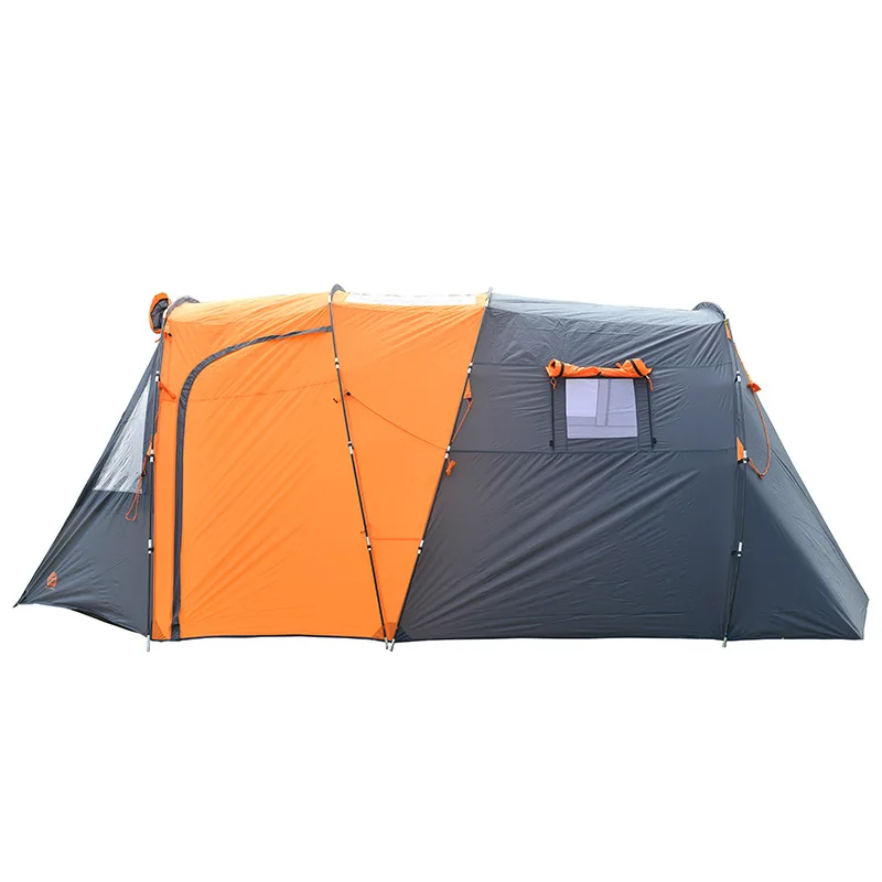 6 People 15 Square Meters Large Camping Tent 2 Separate Rooms 6 Person Family Outdoor Travel Camp Tents 2 Layers