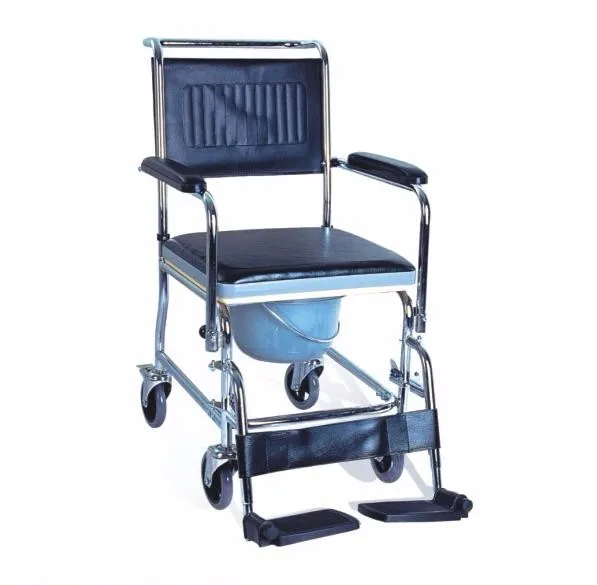 Домашняя медицинская Мобильная инвалидная коляска для унитаза с сиденьем для унитаза
