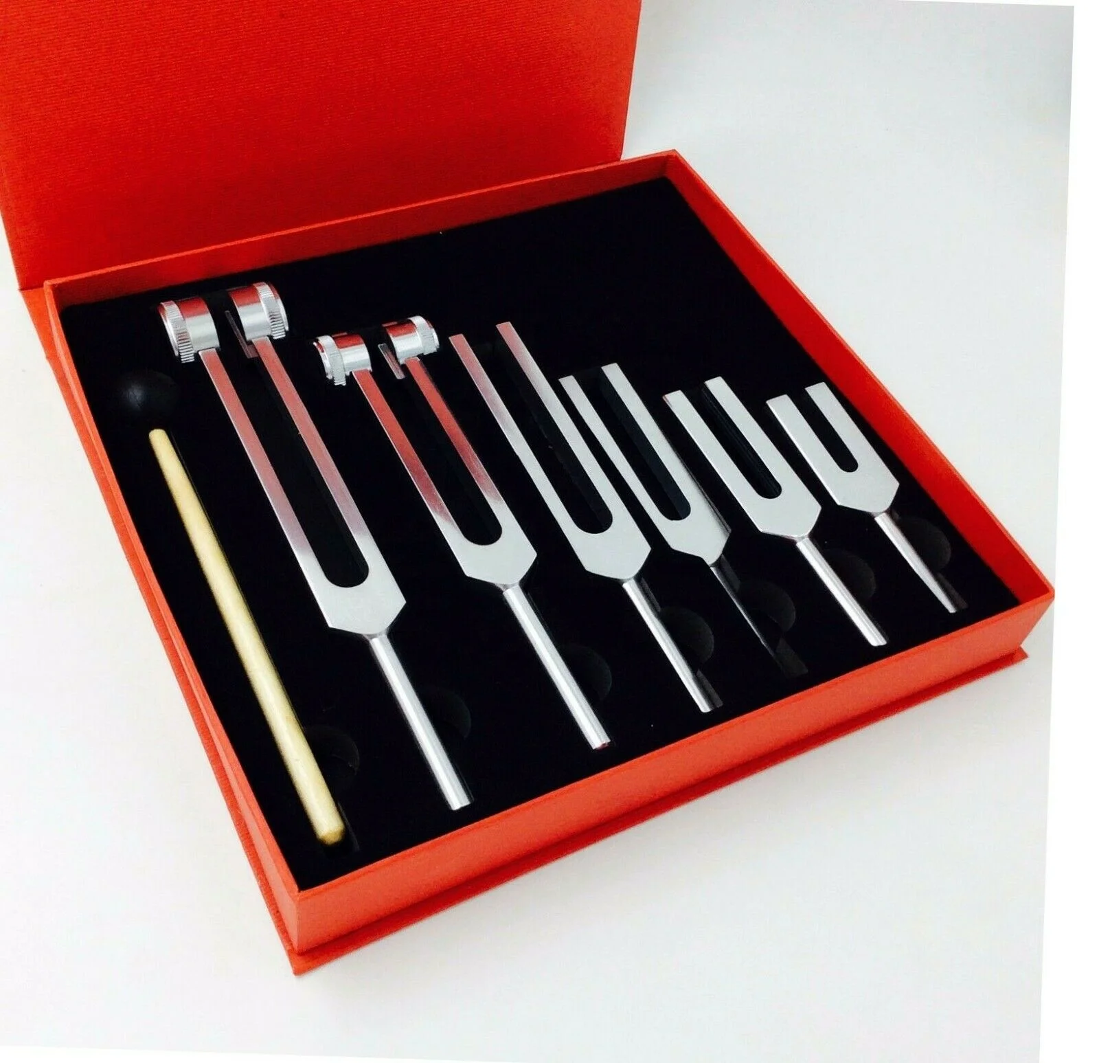  Безопасность точки 6 шт набор камертоны ЛОР-инструменты профессиональные медицинские Диагностические испытания вилка молоток ball чакра инструменты