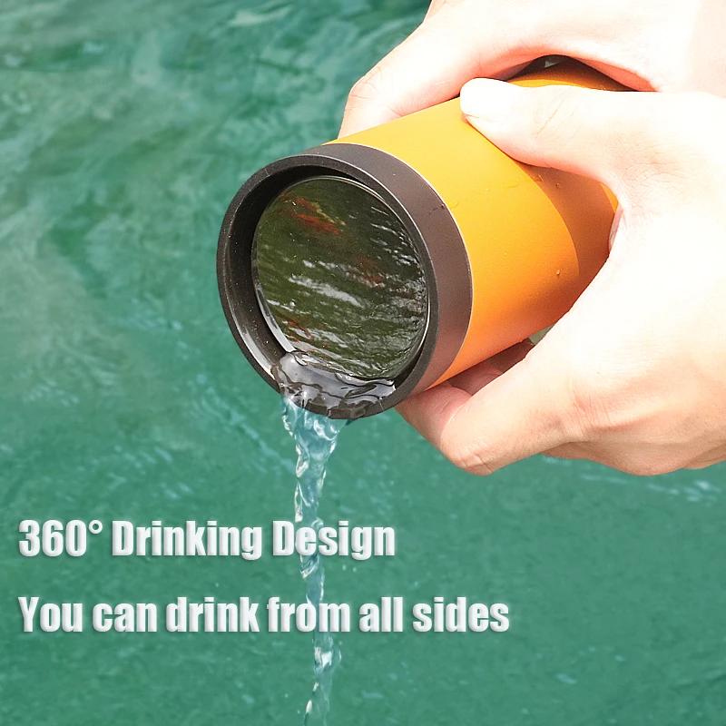 New Arrival Double Wall Thermos Vacuum Insulated Flask Stainless Steel Travel Mug With 360 Degree Drinking Lid Coffee Tumbler