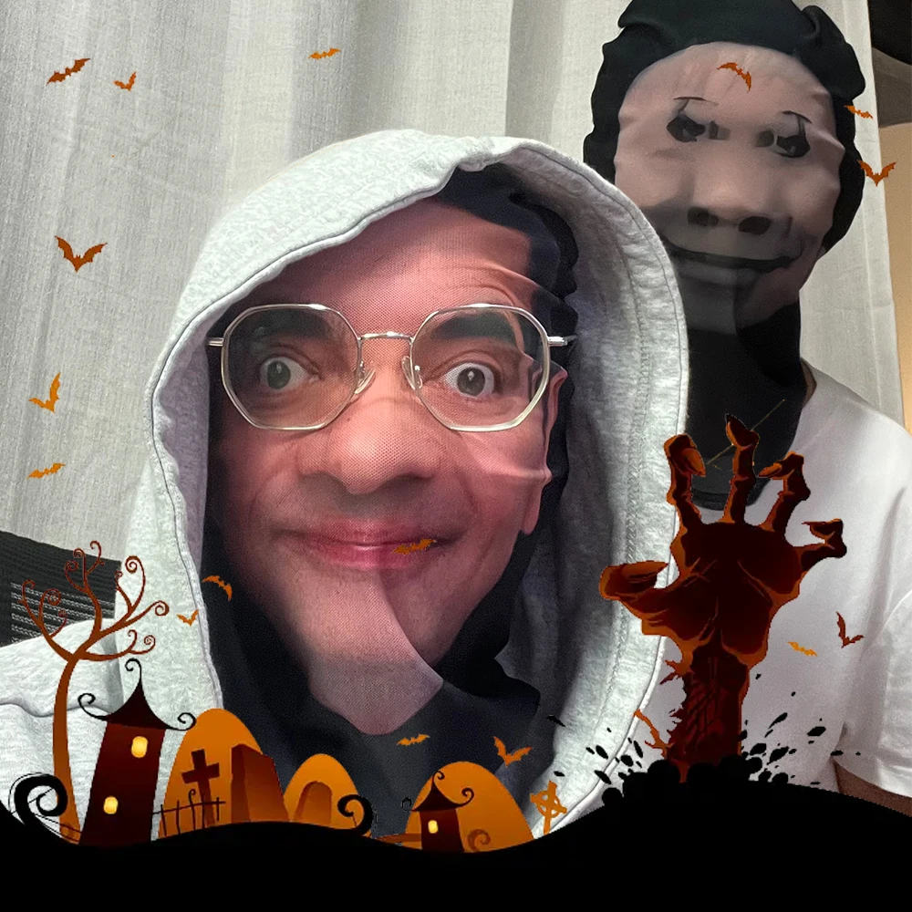 2024 New Custom Printing Shiesty Mask Unisex Faceless Mask Halloween Cosplay 3D Sublimation Polyester  Full Face Mask Costume