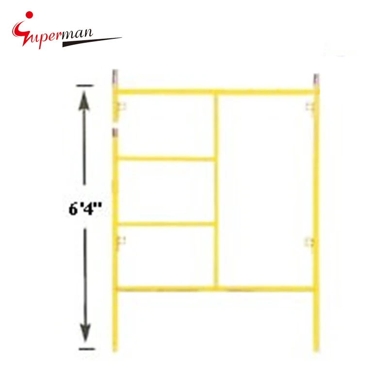 Ladder frame scaffold