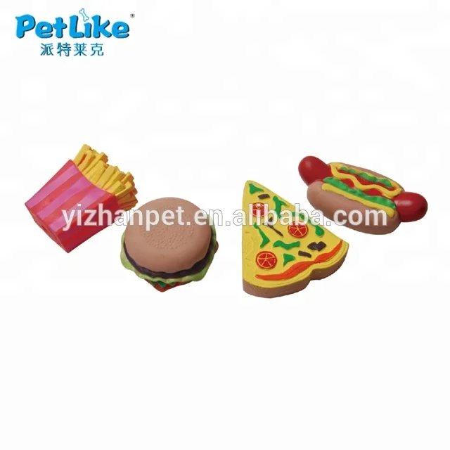 
 2019 petlike новая виниловая серия продуктов хот-дог/Картофель фри/Пицца/гамбургер игрушки для жевания домашних животных  
