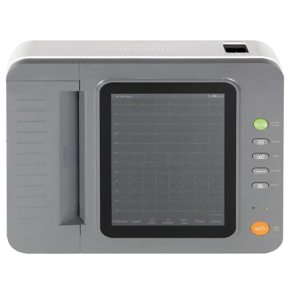 CONTEC E12 holter electrocardiogram 12 channel ecg portable echocardiography