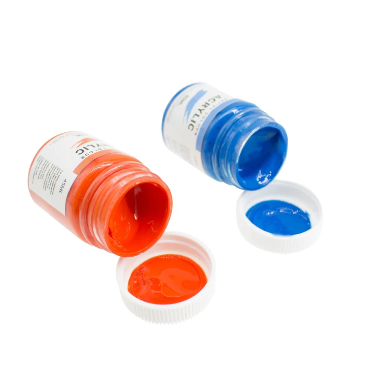quality bulk 45ml fluid artist kids acrylic colour paint set for painting