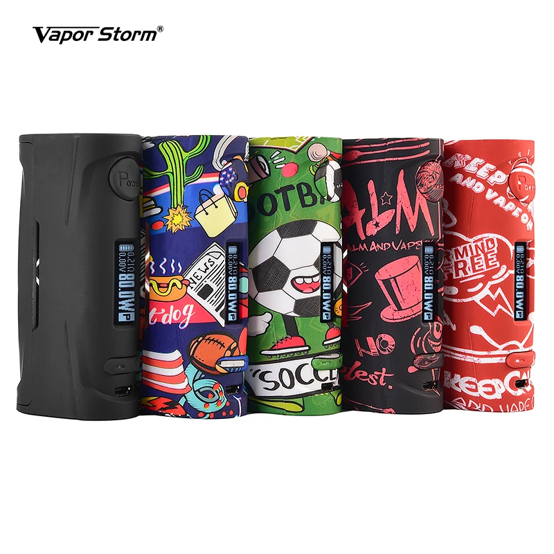 
Vapor Storm Puma Baby 80W TC VW Box Mod fit 18650 Battery for 510 Thread Atomizer RDA RDTA Tank Authentic 