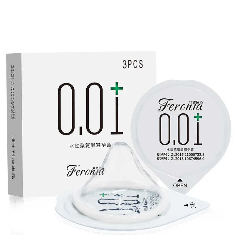 
0.01 non-inductive transparent 5D rotating particles adult condom male penis delay thickening 