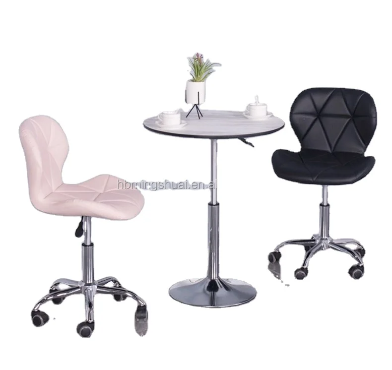 Modern Friseursalon Stuhl Chaise De Salon Coiffure Adjustable Height Swivel Moving Chair Hair for the Barber Shop