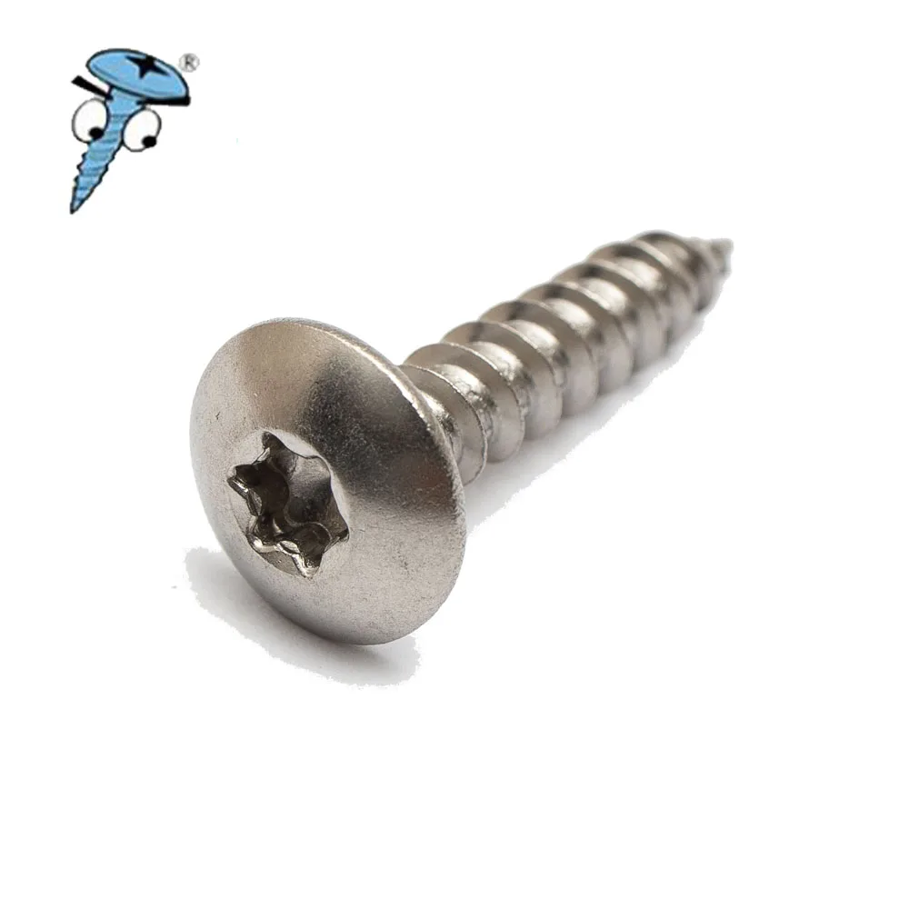 Самонарезающий винт Torx DIN7981, застежка из нержавеющей стали, деревянный винт для строительства/железной дороги Prince