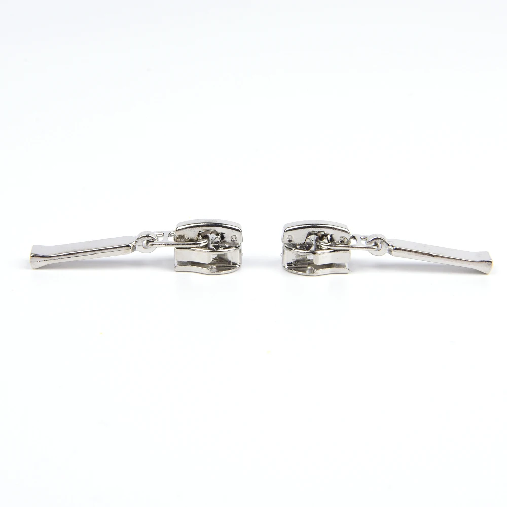 wholesale custom Fancy cloth wholesale zipper pulls locking custom metal zipper pull automatic slider