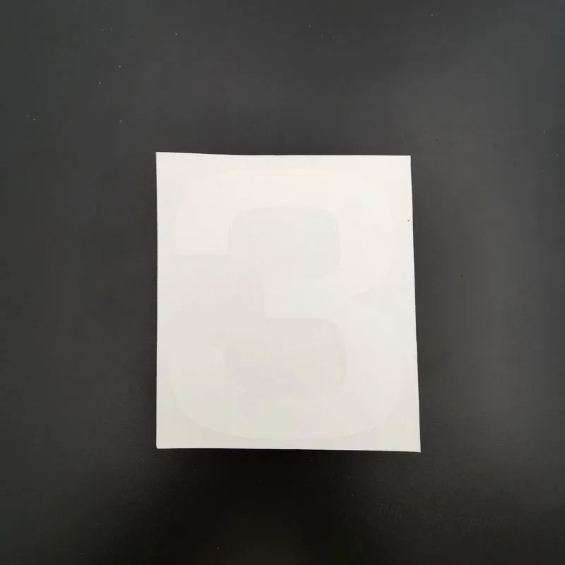 Custom number sticker vinyl,Self-adhesive racing number sticker