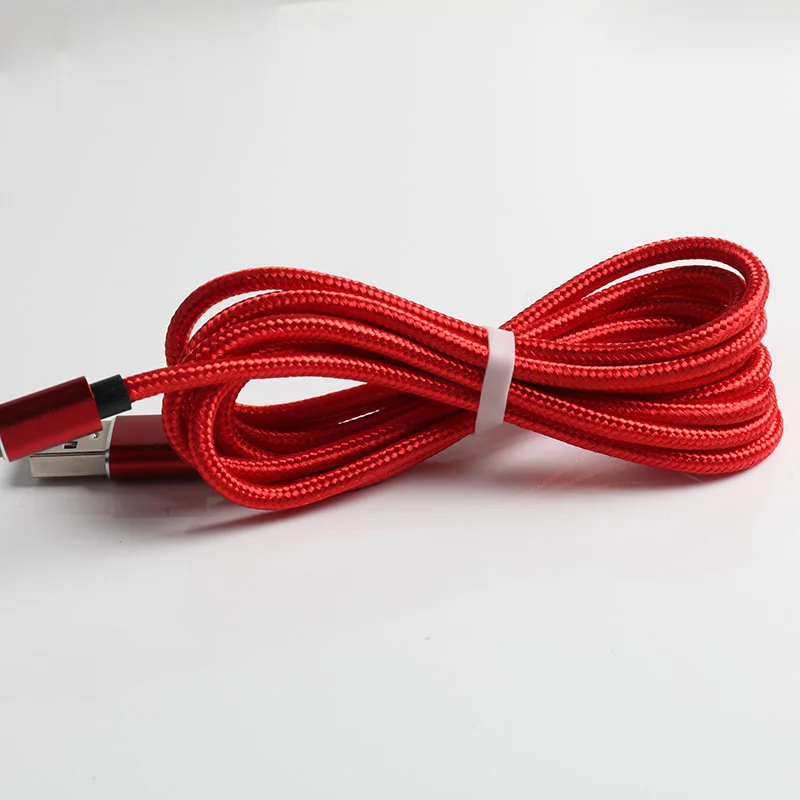 Нейлоновый Плетеный USB-кабель для быстрой зарядки, высокоскоростной кабель для передачи данных, Лучший USB-кабель для зарядки iPhone