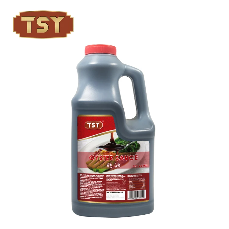 TSY Food Restaurant Cooking Seafood Seasoning Wholesale Bulk Plastic Jar Chinese Manufacturing Kosher Oyster Sauce 2.27kg