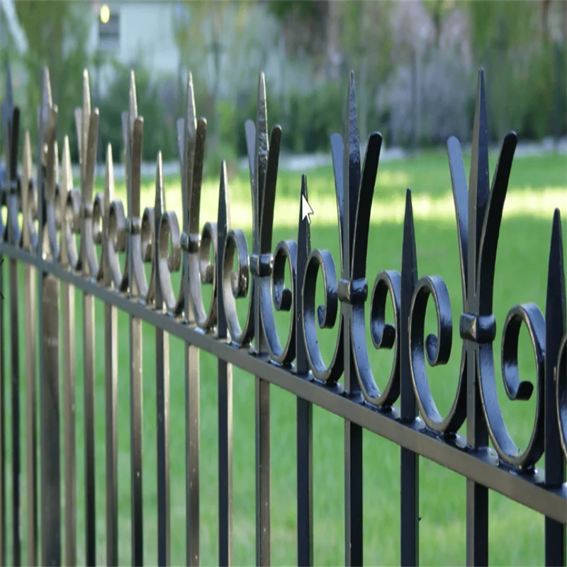 China Modern Steel fence garden house steel fence top pre galvanized square steel tube for fence post design philippines